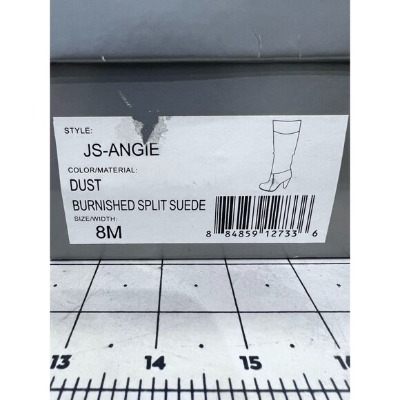 Jessica Simpson JS-Angie Women's 8Sz. Dust Burnished Split Suede Knee-High Boots - Picture 5 of 10